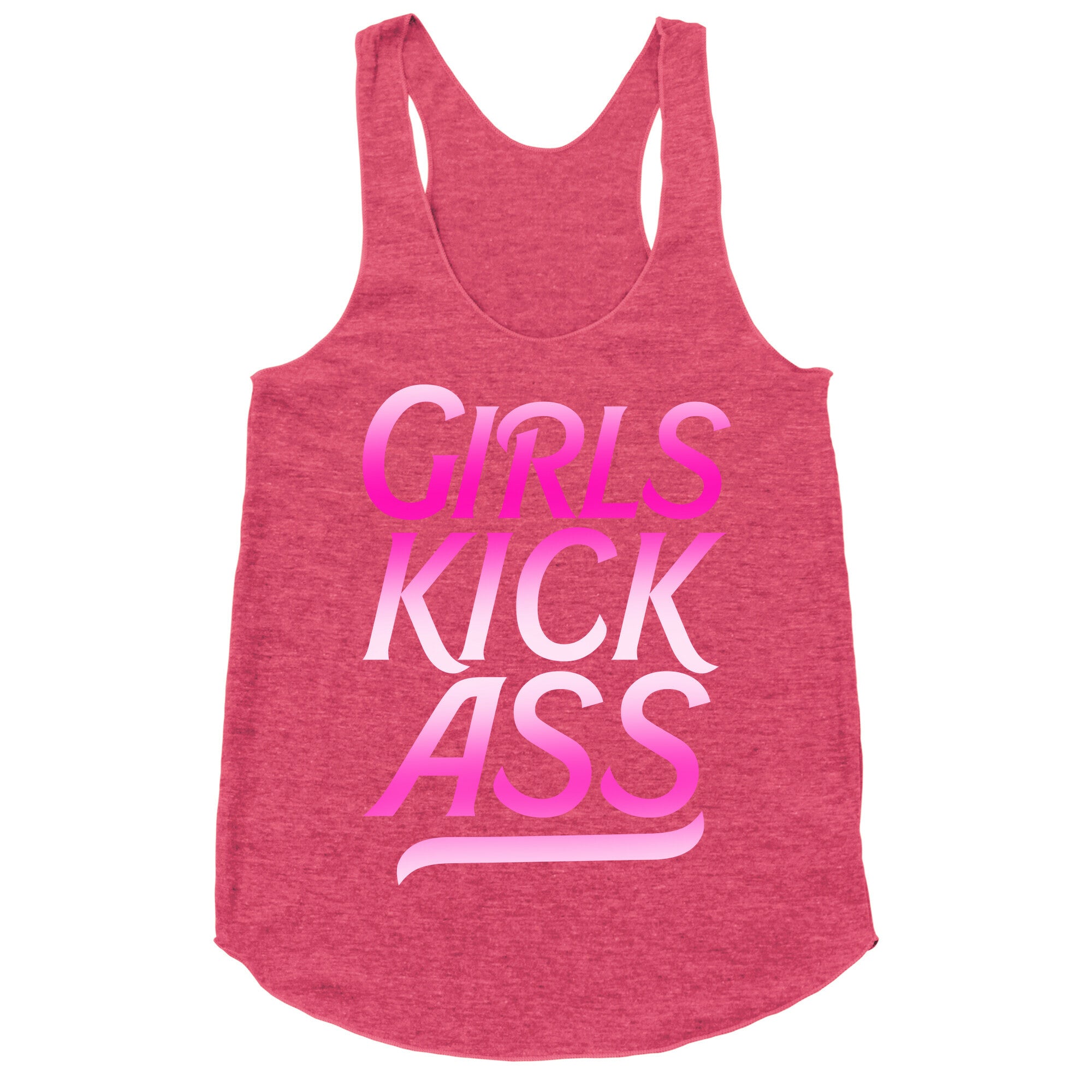 Girls Kick Ass Racerback Tank